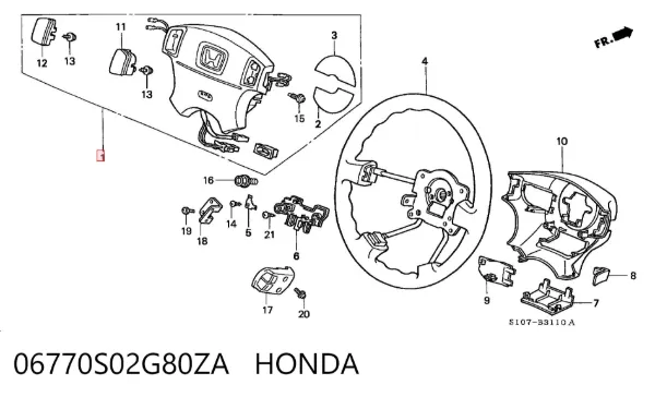  06770S02G80ZA Honda