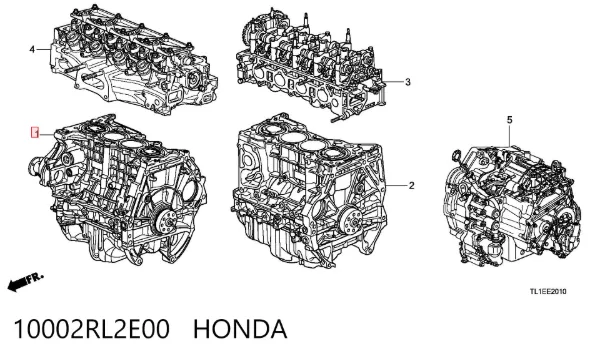  10002RL2E00 Honda