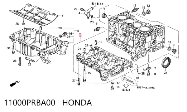  11000PRBA00 Honda