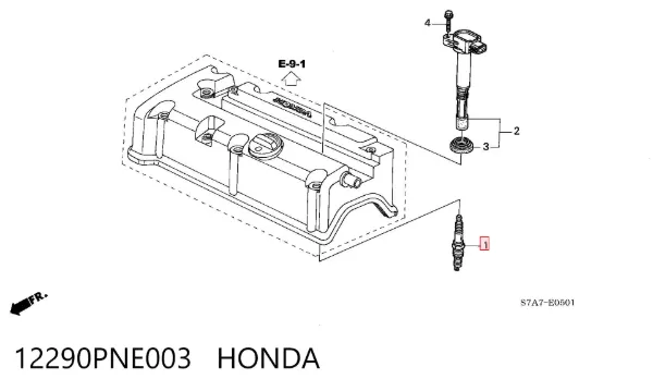 Свечи зажигания 12290PNE003 Honda