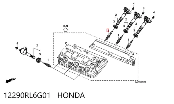 Свечи зажигания 12290RL6G01 Honda