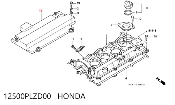  12500PLZD00 Honda