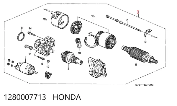 Стартер Honda Civic VI