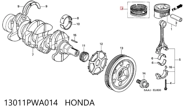  13011PWA014 Honda