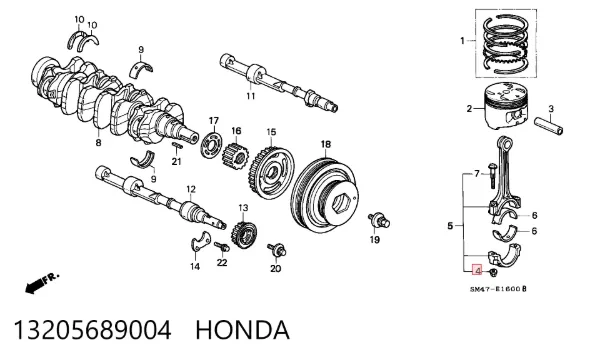  13205689004 Honda