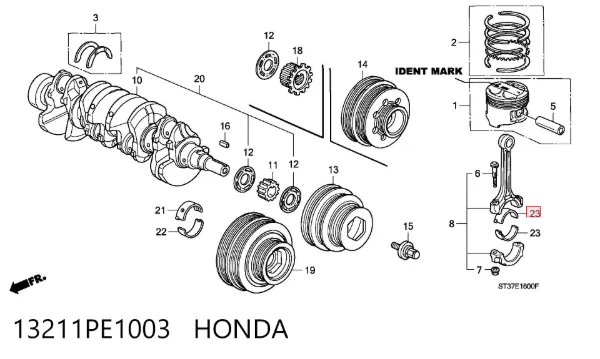  13211PE1003 Honda
