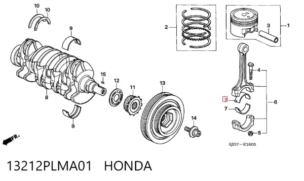  13212PLMA01 Honda