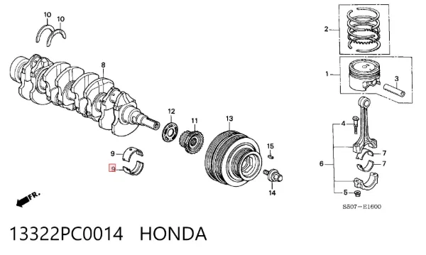 13322PC0014 Honda