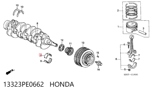  13323PE0662 Honda