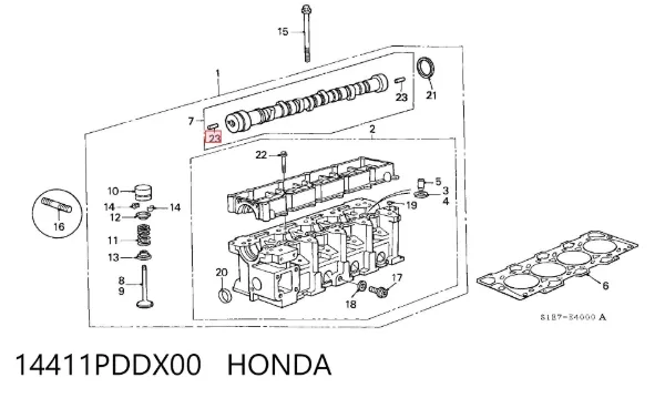  14411PDDX00 Honda