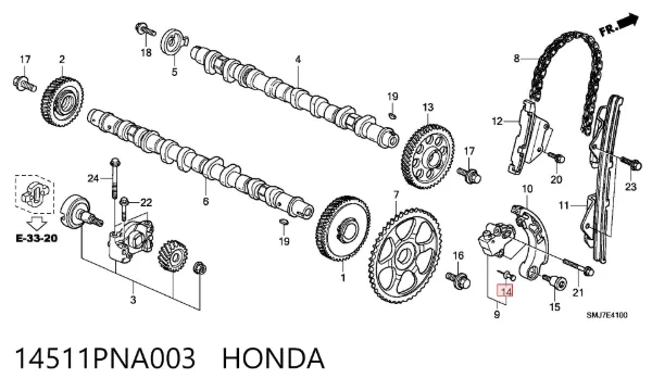  14511PNA003 Honda