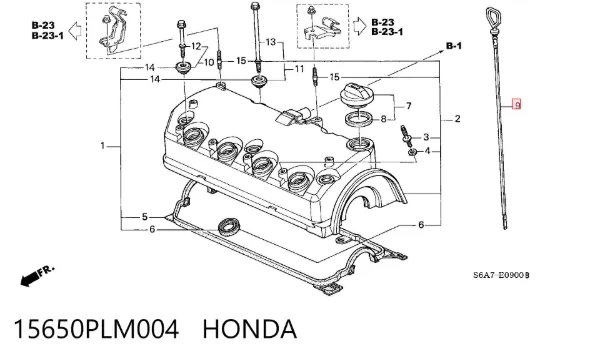  15650PLM004 Honda