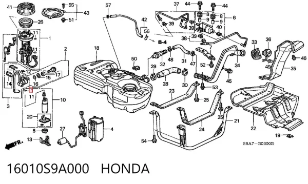 Бензонасос Honda CR-V II