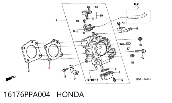  16176PPA004 Honda