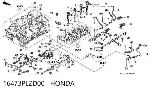  16473PLZD00 Honda