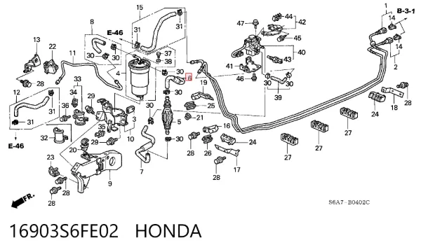  16903S6FE02 Honda