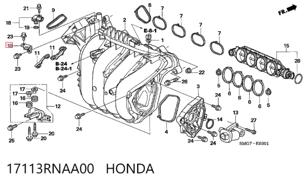  17113RNAA00 Honda