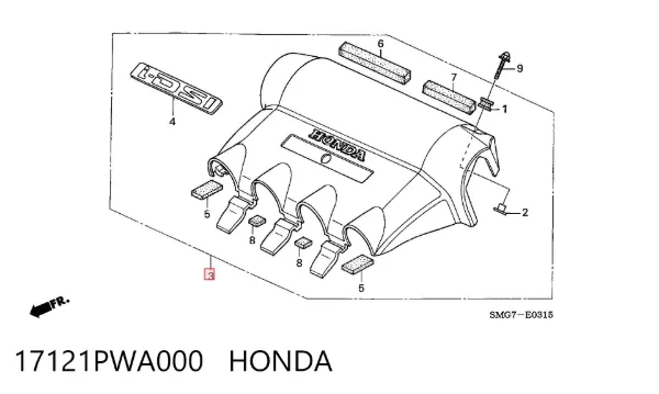  17121PWA000 Honda