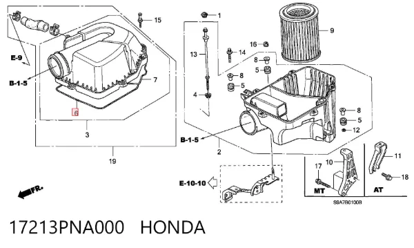  17213PNA000 Honda