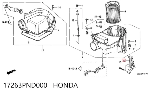  17263PND000 Honda
