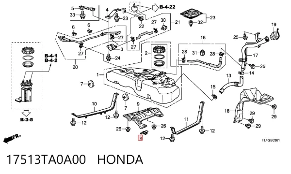  17513TA0A00 Honda