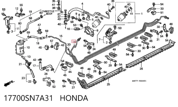  17700SN7A31 Honda