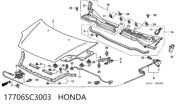  17706SC3003 Honda