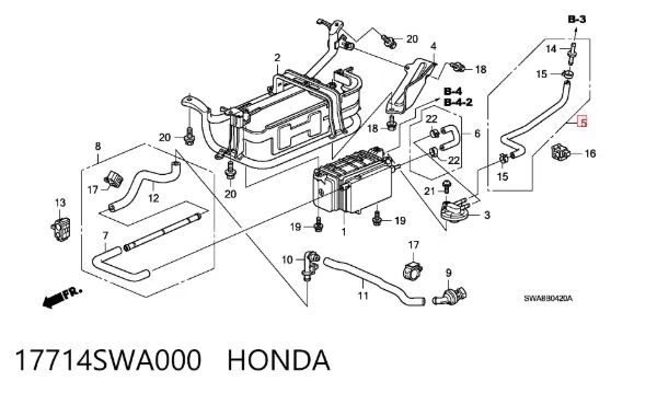  17714SWA000 Honda
