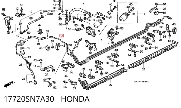  17720SN7A30 Honda