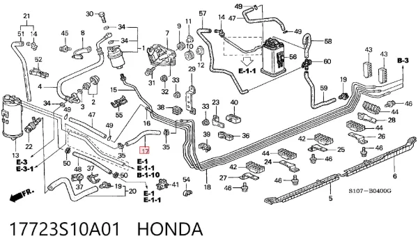  17723S10A01 Honda