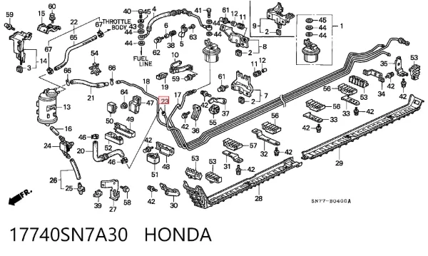  17740SN7A30 Honda