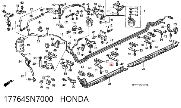  17764SN7000 Honda