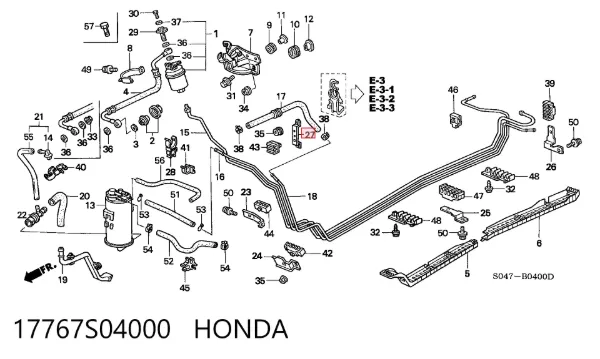  17767S04000 Honda