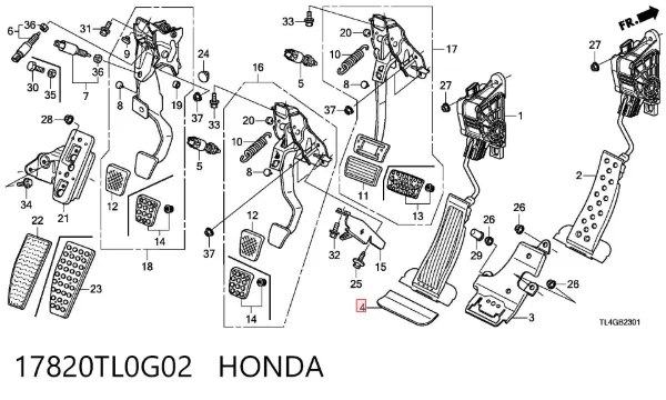  17820TL0G02 Honda