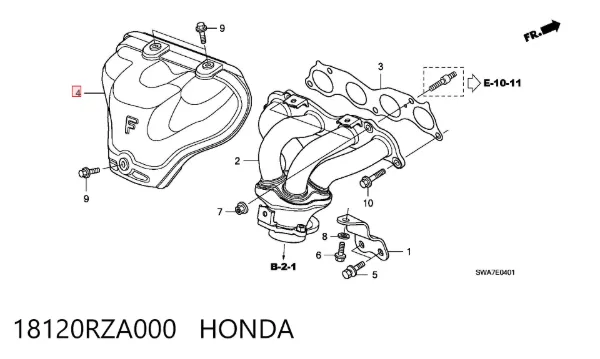  18120RZA000 Honda