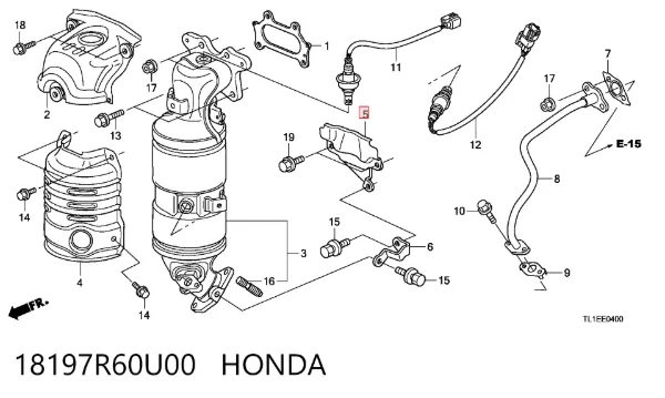  18197R60U00 Honda