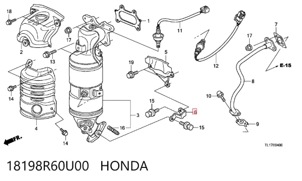  18198R60U00 Honda