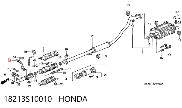  18213S10010 Honda