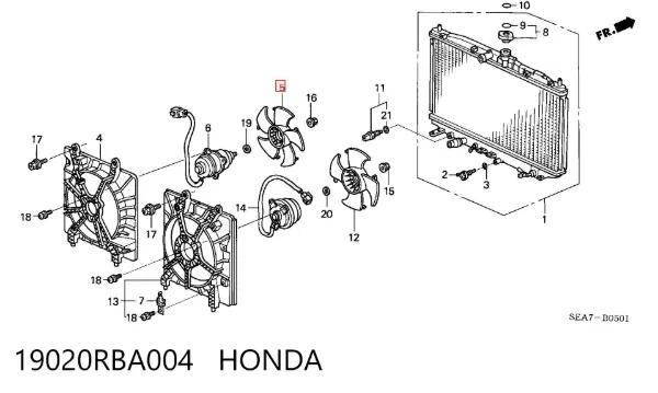  19020RBA004 Honda