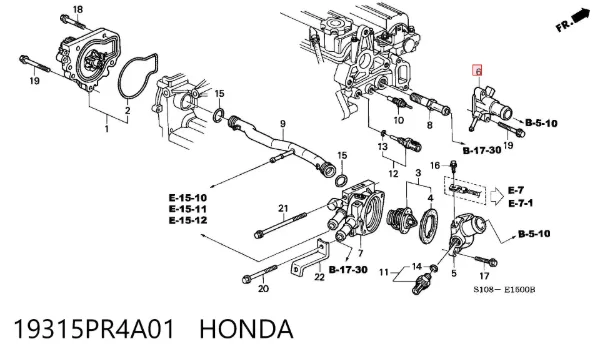  19315PR4A01 Honda