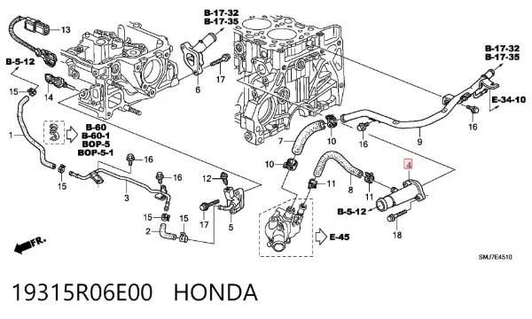  19315R06E00 Honda