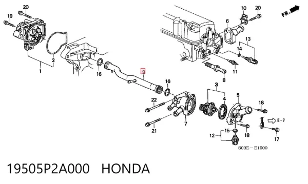  19505P2A000 Honda
