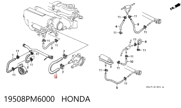  19508PM6000 Honda