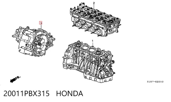 КПП 20011PBX315 Honda