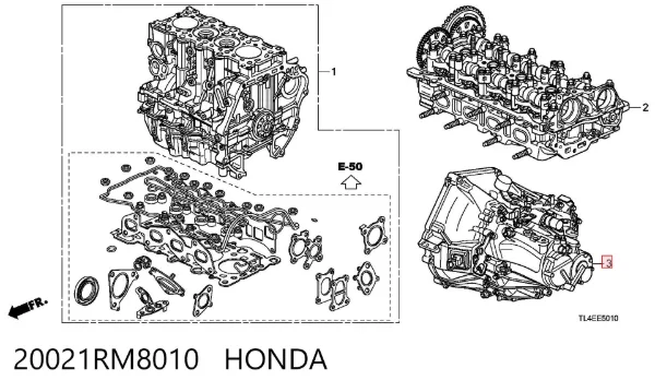 КПП 20021RM8010 Honda