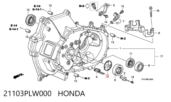  21103PLW000 Honda