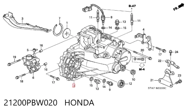  21200PBW020 Honda