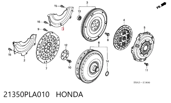  21350PLA010 Honda