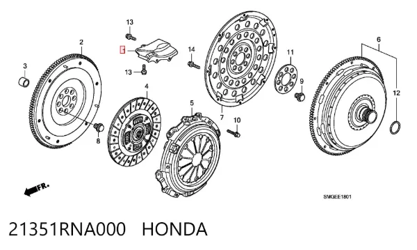  21351RNA000 Honda