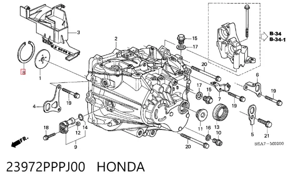  23972PPPJ00 Honda